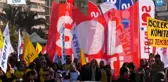 KESK İzmir'de 'İnsanca Yaşam' Mitingi Düzenledi