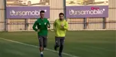 Spor bursaspor'un yeni transferi tayfur bingöl ilk antrenmanına çıktı
