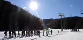 Üniversitelilere Yıldıztepe'de kayak eğitimi