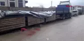 Forklift ile tır'a çarpan motosikletin sürücüsü öldü