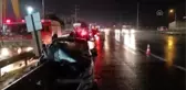 Kocaeli'de bariyerin saplandığı otomobilin sürücüsü yaralandı
