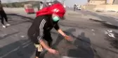 Irak'ta göstericiler yolları kapattı (1)