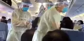 Çin'de coronavirüs salgını nedeniyle uçakta yapılan sağlık taraması dünyanın gündemine oturdu