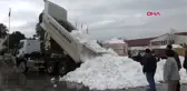 Mersin anamur'da çocuklara kar topu hediyesi
