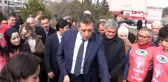 Ankara bakan selçuk ve öğrenciler 'toprak dede' anısına fidan dikti
