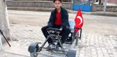 14 yaşında kendi elektrikli aracını yaptı