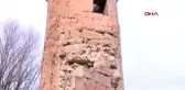 Kayseri yıkılan tarihi camiden geriye minaresi kaldı