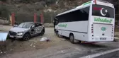 Çanakkale midibüs ile çarpışan cipteki 3 kişi yaralandı