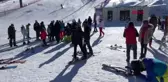 Erzurum öğrenciler, palandöken'de stres atıyor