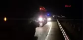 Manisa tanker tır'a arkadan çarptı: 1 yaralı