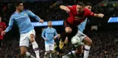 Manchester City, Manchester United'a 1-0 yenilmesine rağmen Lig Kupası'nda finale çıktı
