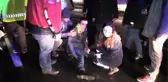 Takla atan otomobildeki 3 kişi yaralandı