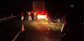 Uşak'ta tıra arkadan çarpan otomobildeki 2 kişi öldü