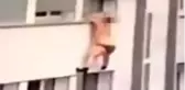 Aldatılan koca eve gelince, kadının sevgilisi iç çamaşırıyla camdan kaçtı