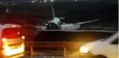 Sabiha Gökçen Havalimanı'ndaki uçak kazasından ilk görüntüler