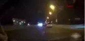 Polis, suçluların aracının tavanında 3 kilometre gitti