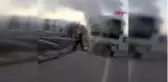 Burdur-servis midibüsünde yangın; öğrenciler tahliye edildi
