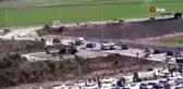 Yaralı askerler helikopterle getirildi