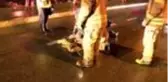 Beylikdüzü'nde yangına müdahale eden itfaiye erine otomobil çarptı