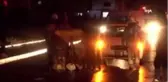 Yangına müdahale eden itfaiye erine araba çarptı