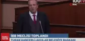 Başkan Hançerli'den İBB Meclisine imar planı tepkisi