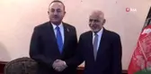 Bakan Çavuşoğlu, Afganistan Cumhurbaşkanı Gani ile görüştü