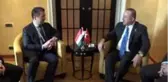 Bakan Çavuşoğlu, IKBY Başbakanı Barzani ile görüştü