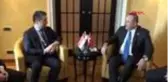 Bakan çavuşoğlu, mesrur barzani ile görüştü