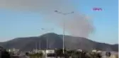 Mersin anamur'da moloz deposunda yangın