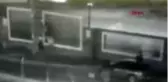 Reklam panosuna figür çizen şüpheli tutuklandı
