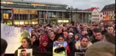 Hanau'da binlerce kişi ırkçılığı lanetlemek için gösteri düzenledi