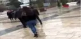 Samsun adliye çıkışı bıçaklı kavga anları kamerada