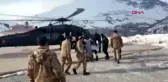 Van 5 hasta, bahçesaray'dan askeri helikopterle van'a götürüldü