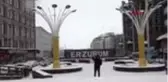 Erzurum'da kar yağışı etkili oldu