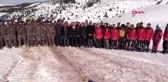 Konya ovasında çığ tatbikatı