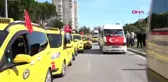 Antalya şehitler için binlerce araçlık konvoy