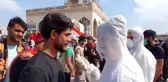 Irak'ta yeni hükümetin güven oylaması öncesi protesto (1)