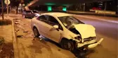 Kayseri'de iki otomobil çarpıştı: 1'i ağır 4 yaralı