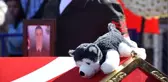 İdlib şehidinin tabutuna bırakılan Bozkurt isimli oyuncak köpek duygulandırdı