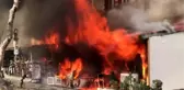 İş yeri yangını hasara neden oldu