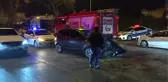 Polisten kaçan minibüs otomobile çarptı: 4 yaralı