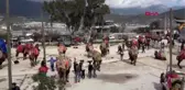 Antalya'da deve ve boğalar eğitim için güreşti