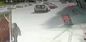 ÜMRANİYE'DE ÇARPTIĞI MOTOSİKLETLİYİ ÖLÜME BÖYLE SÜRÜKLEDİ