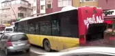 Üsküdar'da İETT otobüsünde yangın paniği