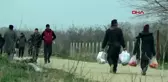 EDİRNE Yunanistan sınırda önlemleri artırıyor, göçmenlerin bekleyişi sürüyor