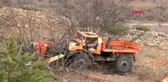 Tunceli'de iş makinesi devrildi: 1 ölü, 1 yaralı