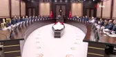 Cumhurbaşkanlığı Külliyesi'nde korona virüs zirvesi