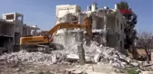 Resulayn'da tahrip edilen karargahlar yıkıldı, koronavirüs tedbirleri alındı