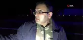 TEM'de önündeki otomobile çarpan gübre yüklü kamyon devrildi