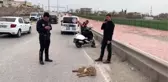 Yaralı tilkiye ilk müdahaleyi polisler yaptı
